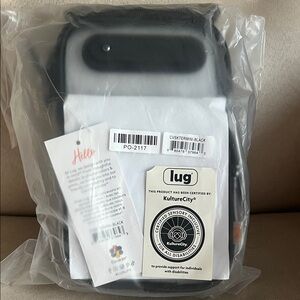 NWT Lug Skeeter Mini Clearview Convertible Crossbody Bag in Black